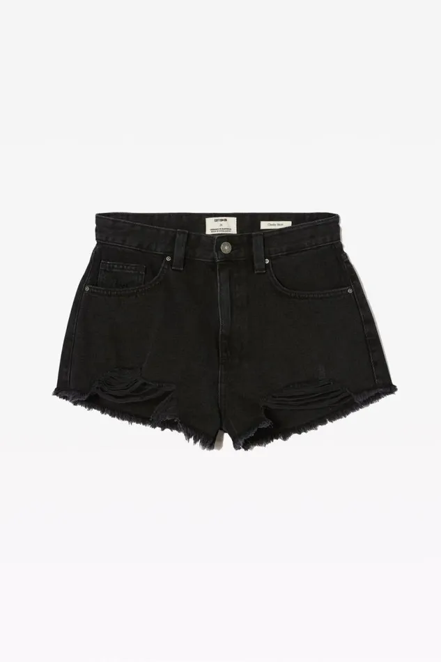 Cotton On Shorts Cheeky Denim Short Graphite Black 8211 Women