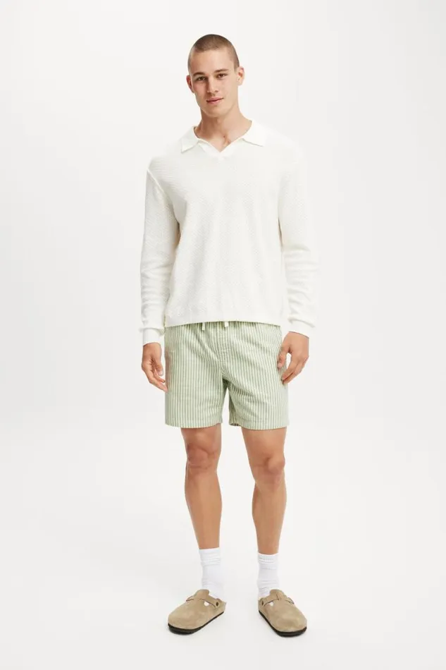 Cotton On Shorts Easy Short Sage Stripe 8211 Men