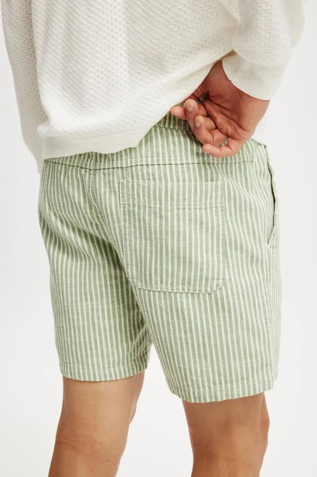 Cotton On Shorts Easy Short Sage Stripe 8211 Men Cotton On Shorts Easy Short Sage Stripe 8211 Men