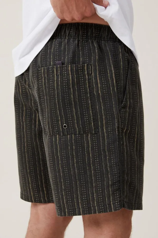 Cotton On Shorts Kahuna Short Black Vertical 8211 Men Cotton On Shorts Kahuna Short Black Vertical 8211 Men