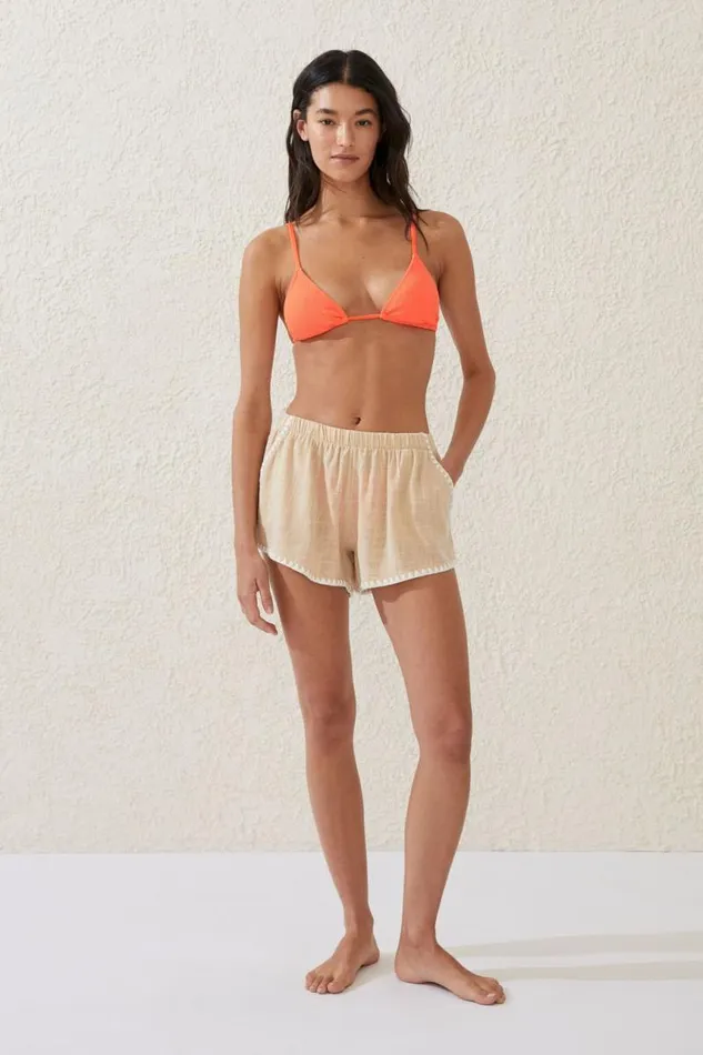Cotton On Shorts Relaxed Pocket Beach Short Naturalwhite Blanket Stitch 8211 Women Cotton On Shorts Relaxed Pocket Beach Short Naturalwhite Blanket Stitch 8211 Women