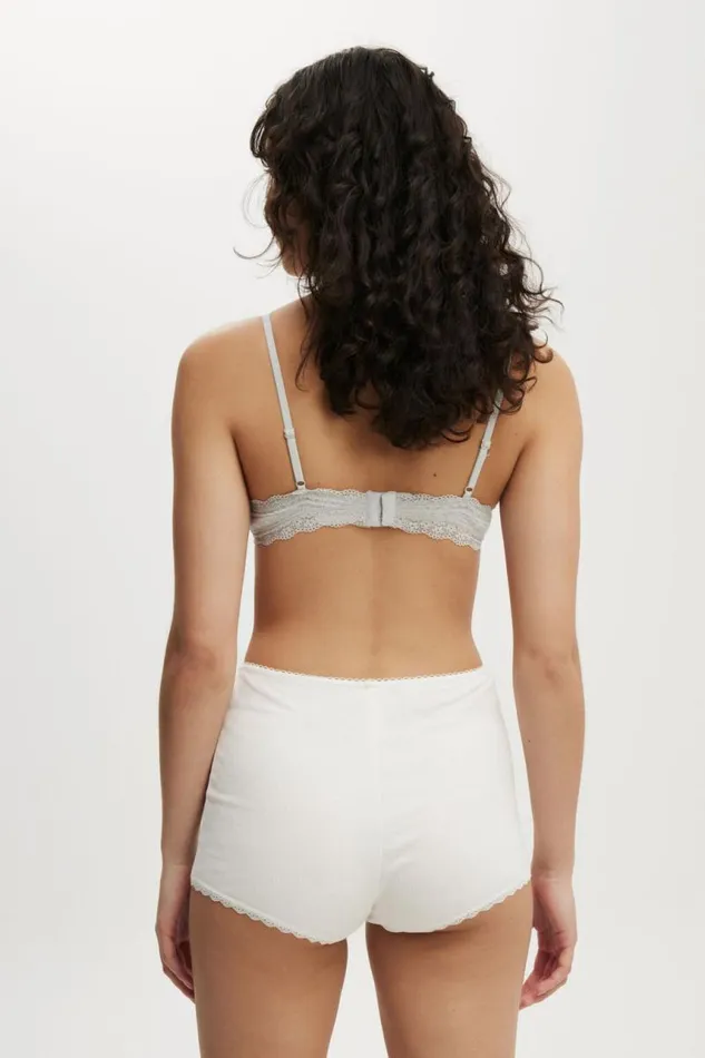 Cotton On Shorts Rib Lace Short White 8211 Women Cotton On Shorts Rib Lace Short White 8211 Women