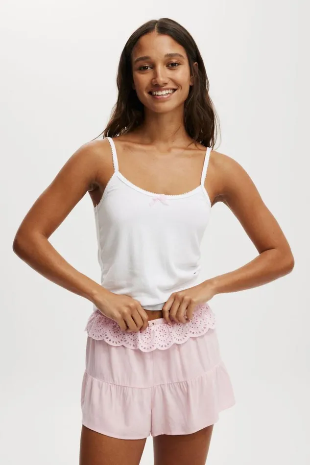 Cotton On Shorts Ruffle Woven Short French Fairytale 8211 Women