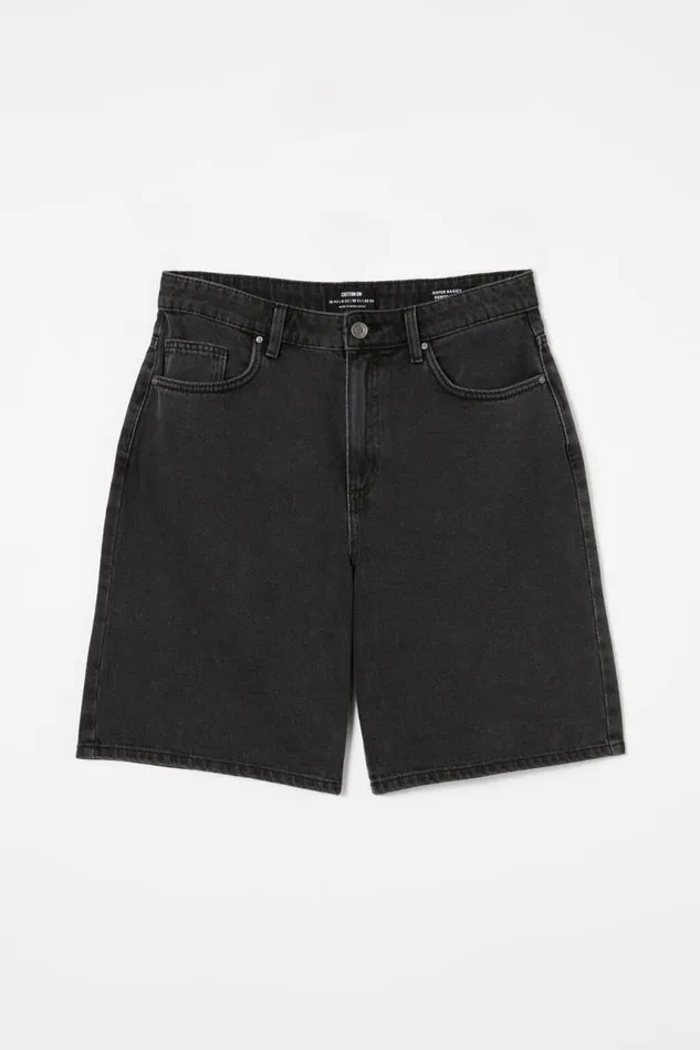 Cotton On Shorts Super Baggy Denim Jort Graphite Black 8211 Women Cotton On Shorts Super Baggy Denim Jort Graphite Black 8211 Women