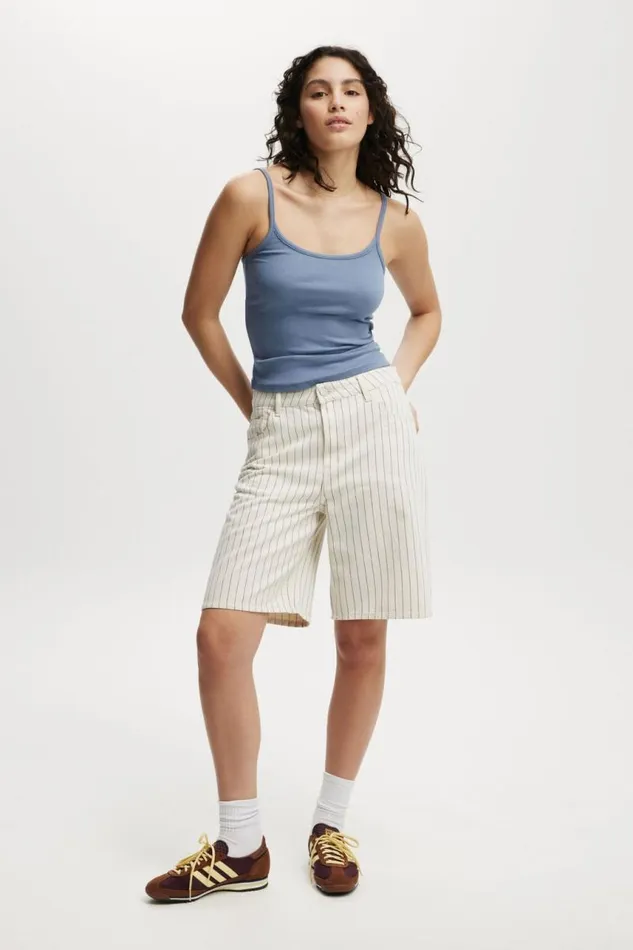 Cotton On Shorts Super Baggy Denim Jort Portsea Stripe 8211 Women Cotton On Shorts Super Baggy Denim Jort Portsea Stripe 8211 Women