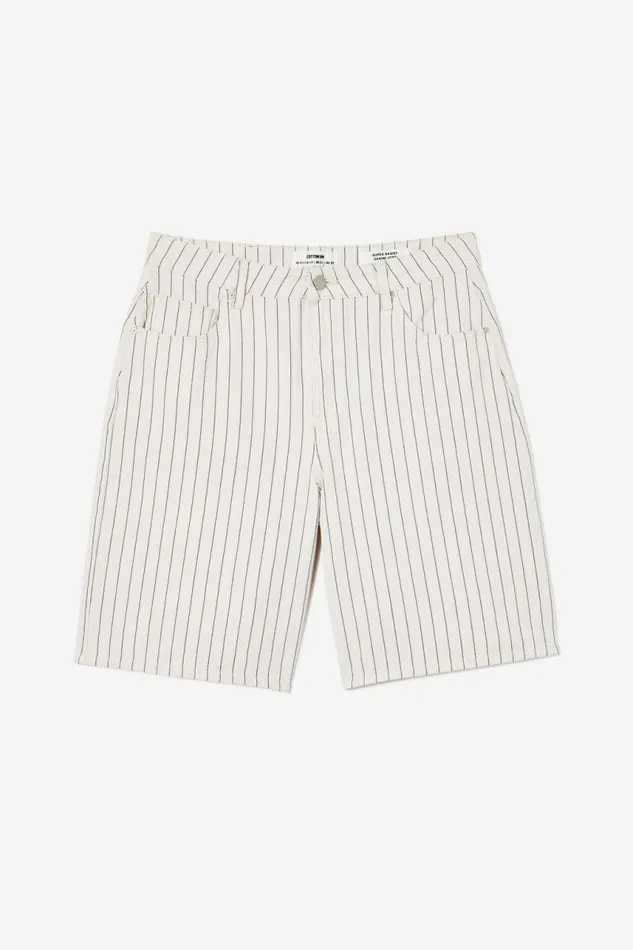 Cotton On Shorts Super Baggy Denim Jort Portsea Stripe 8211 Women Cotton On Shorts Super Baggy Denim Jort Portsea Stripe 8211 Women
