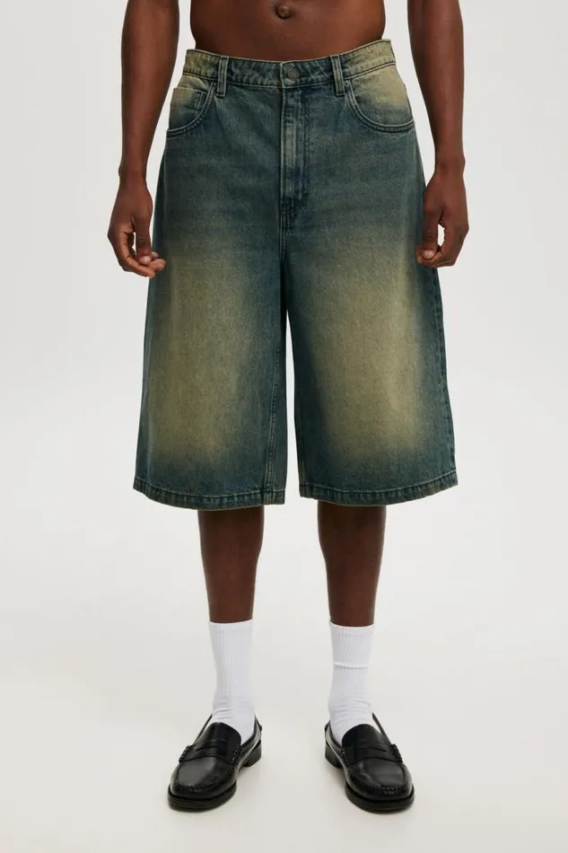 Cotton On Shorts Super Baggy Jort Y2k Washed Blue 8211 Men Cotton On Shorts Super Baggy Jort Y2k Washed Blue 8211 Men
