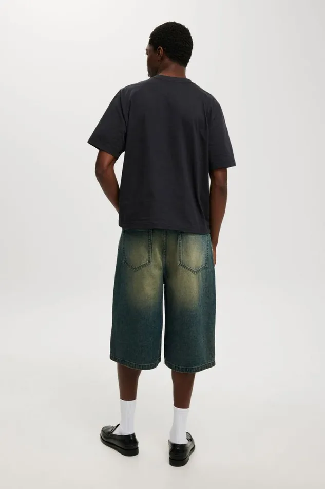 Cotton On Shorts Super Baggy Jort Y2k Washed Blue 8211 Men Cotton On Shorts Super Baggy Jort Y2k Washed Blue 8211 Men