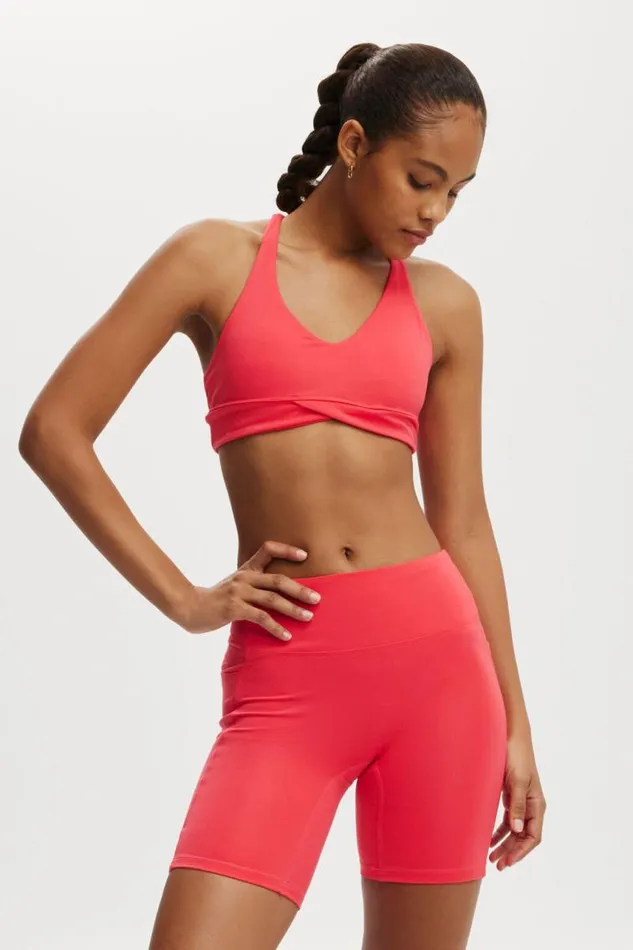 Cotton On Shorts Ultra Soft Track Bike Short Frenchie Red 8211 Women