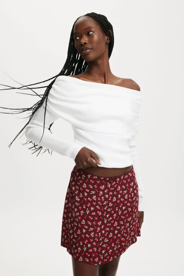 Cotton On Skirts Valerie Mini Skirt Elliot Rose Cherry 8211 Women
