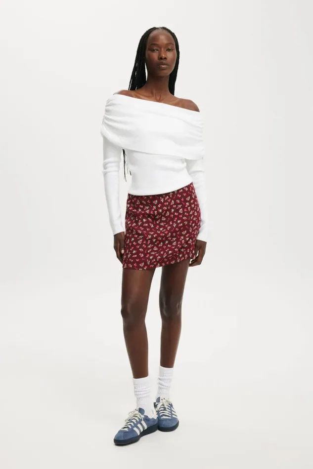 Cotton On Skirts Valerie Mini Skirt Elliot Rose Cherry 8211 Women