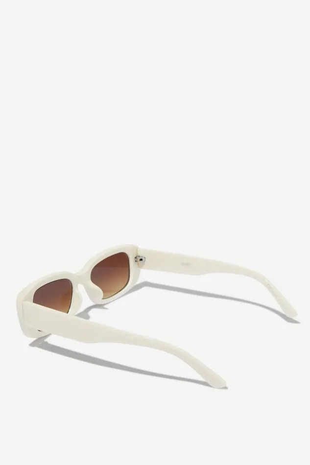 Cotton On Sunglasses Abby Rectangle Sunglasses Ivory 8211 Women Cotton On Sunglasses Abby Rectangle Sunglasses Ivory 8211 Women