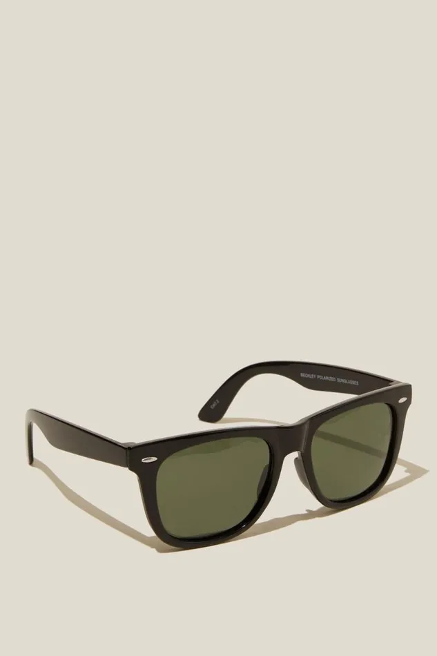 Cotton On Sunglasses Beckley Polarized Sunglasses Gloss Black Green 8211 Men Cotton On Sunglasses Beckley Polarized Sunglasses Gloss Black Green 8211 Men