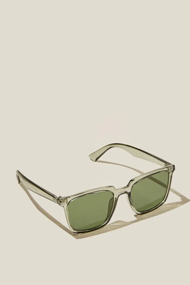 Cotton On Sunglasses Newtown Sunglasses Khaki Crystalgreen 8211 Men Cotton On Sunglasses Newtown Sunglasses Khaki Crystalgreen 8211 Men