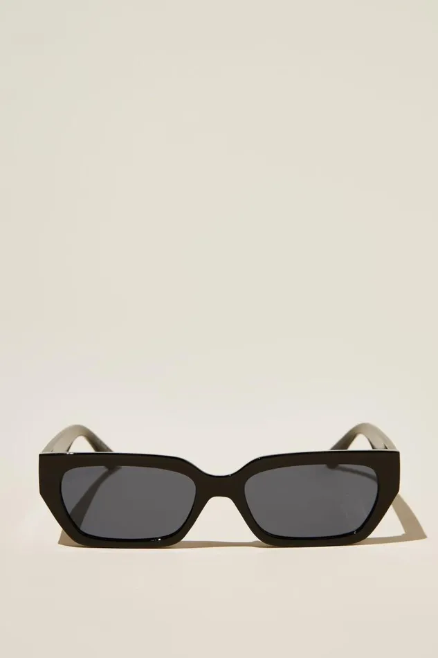 Cotton On Sunglasses The Razor Sunglasses Black Smoke 8211 Men