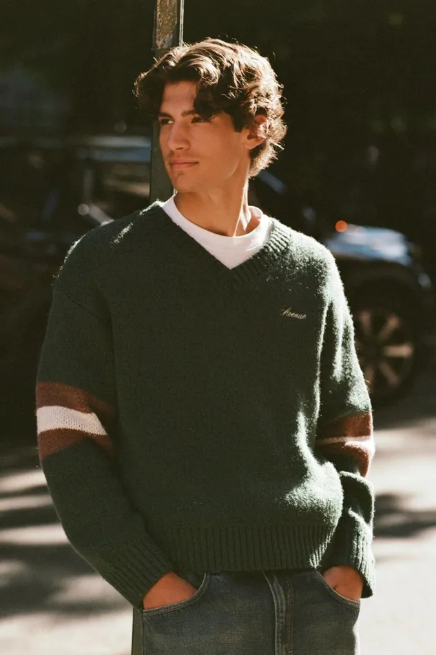 Cotton On Sweaters V Neck Knit Green 8211 Men