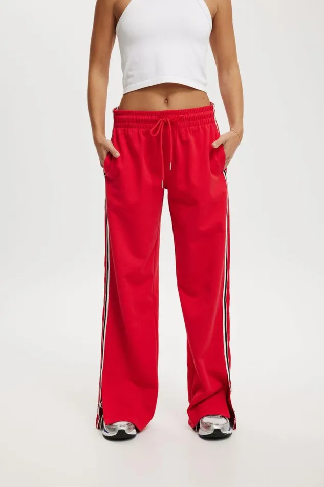 Cotton On SweatsandHoodies Court Side Track Pant Raspberrycoconut Milk 8211 Women Cotton On SweatsandHoodies Court Side Track Pant Raspberrycoconut Milk 8211 Women