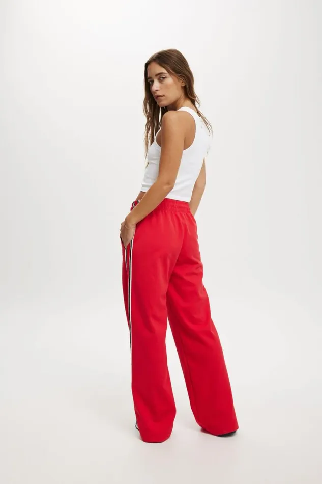 Cotton On SweatsandHoodies Court Side Track Pant Raspberrycoconut Milk 8211 Women Cotton On SweatsandHoodies Court Side Track Pant Raspberrycoconut Milk 8211 Women