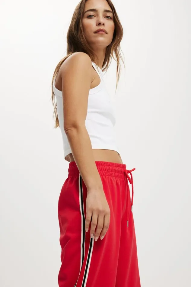 Cotton On SweatsandHoodies Court Side Track Pant Raspberrycoconut Milk 8211 Women Cotton On SweatsandHoodies Court Side Track Pant Raspberrycoconut Milk 8211 Women