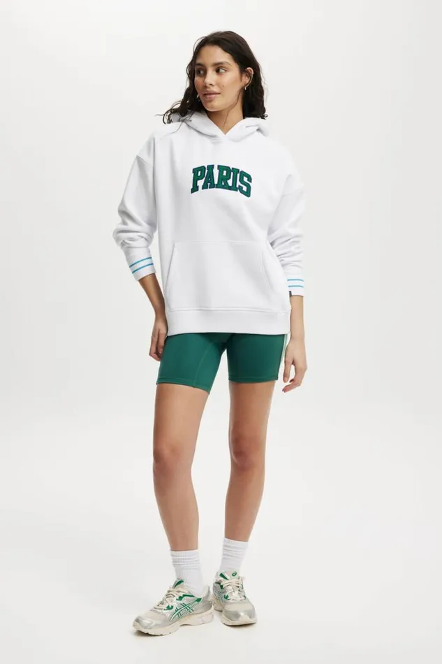 Cotton On SweatsandHoodies Plush Premium Graphic Hoodie Whiteparis 8211 Women Cotton On SweatsandHoodies Plush Premium Graphic Hoodie Whiteparis 8211 Women