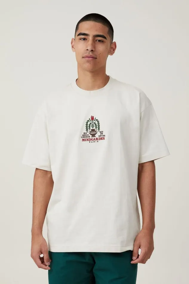 Cotton On Tees and Tanks Box Fit Graphic TShirt Bonemindgarden Paris 8211 Men