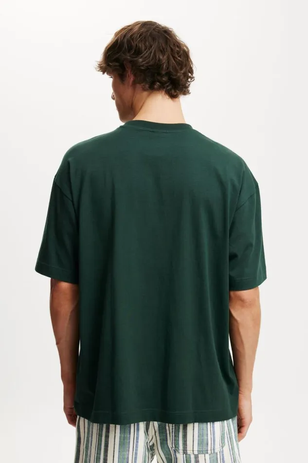 Cotton On Tees and Tanks Box Fit Graphic TShirt Pineneedle Greensapporo 8211 Men Cotton On Tees and Tanks Box Fit Graphic TShirt Pineneedle Greensapporo 8211 Men