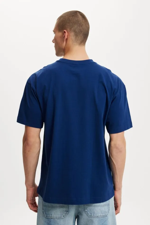 Cotton On Tees and Tanks Box Fit Pocket TShirt Limoges Blue 8211 Men Cotton On Tees and Tanks Box Fit Pocket TShirt Limoges Blue 8211 Men