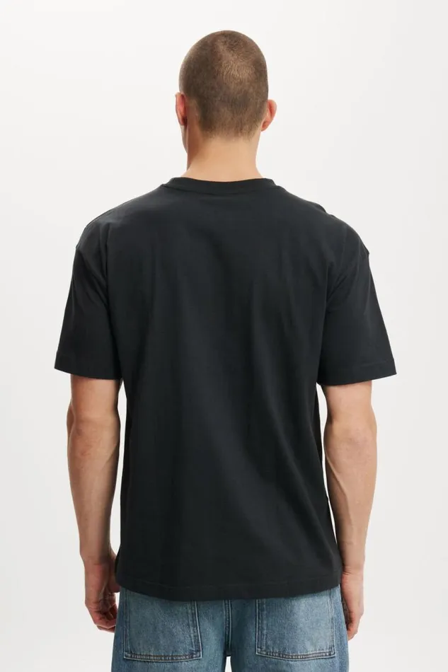 Cotton On Tees and Tanks Box Fit Pocket TShirt Washed Black 8211 Men Cotton On Tees and Tanks Box Fit Pocket TShirt Washed Black 8211 Men