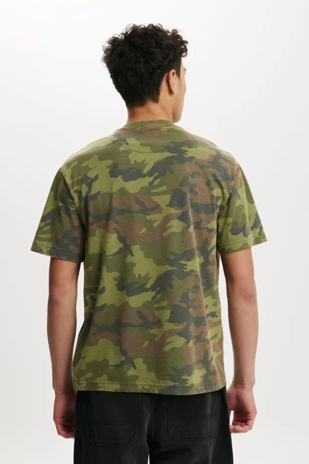Cotton On Tees and Tanks Camo Loose Fit TShirt Camo 8211 Men