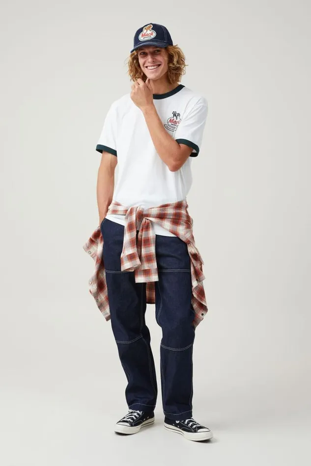 Cotton On Tees and Tanks Mack Trucks Loose Fit TShirt Lcn Mac Vintage White Built Like A Mack 8211 Men Cotton On Tees and Tanks Mack Trucks Loose Fit TShirt Lcn Mac Vintage White Built Like A Mack 8211 Men
