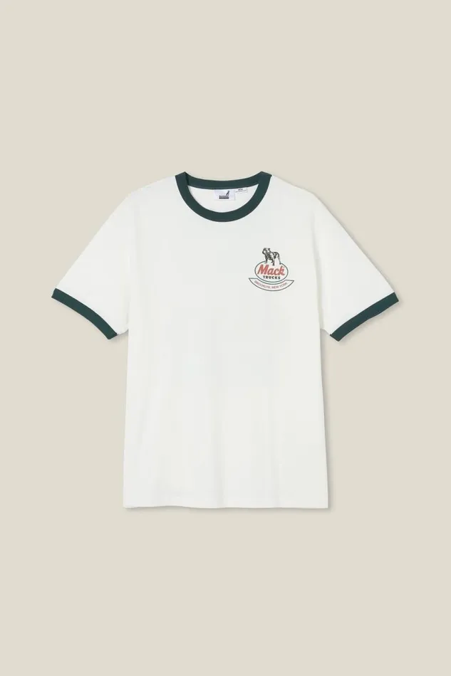 Cotton On Tees and Tanks Mack Trucks Loose Fit TShirt Lcn Mac Vintage White Built Like A Mack 8211 Men Cotton On Tees and Tanks Mack Trucks Loose Fit TShirt Lcn Mac Vintage White Built Like A Mack 8211 Men