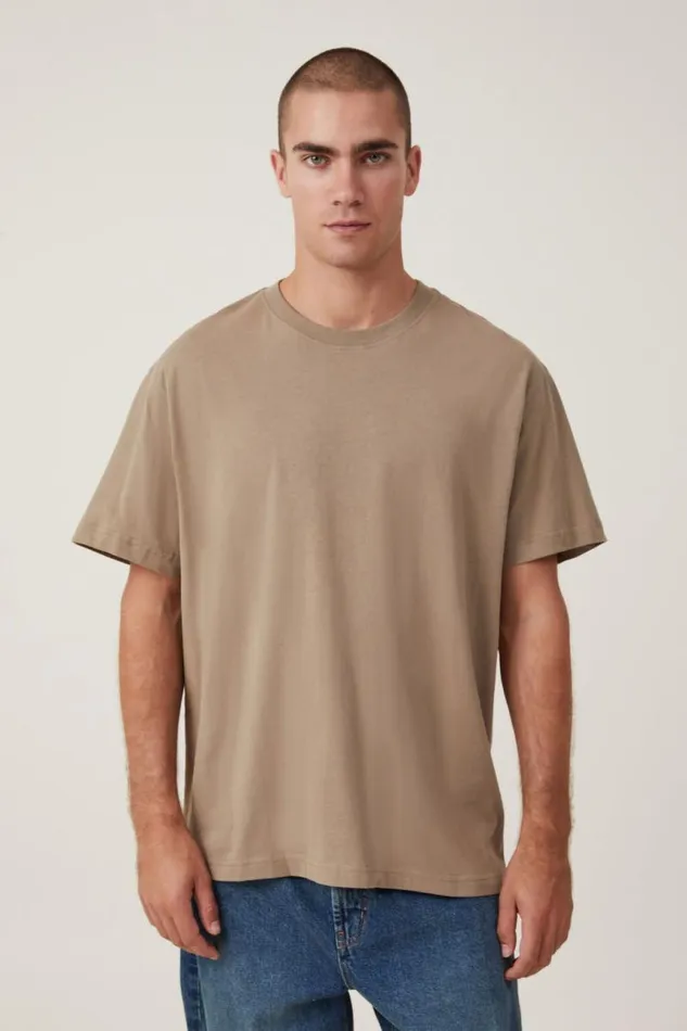 Cotton On Tees and Tanks Organic Loose Fit TShirt Coffee 8211 Men