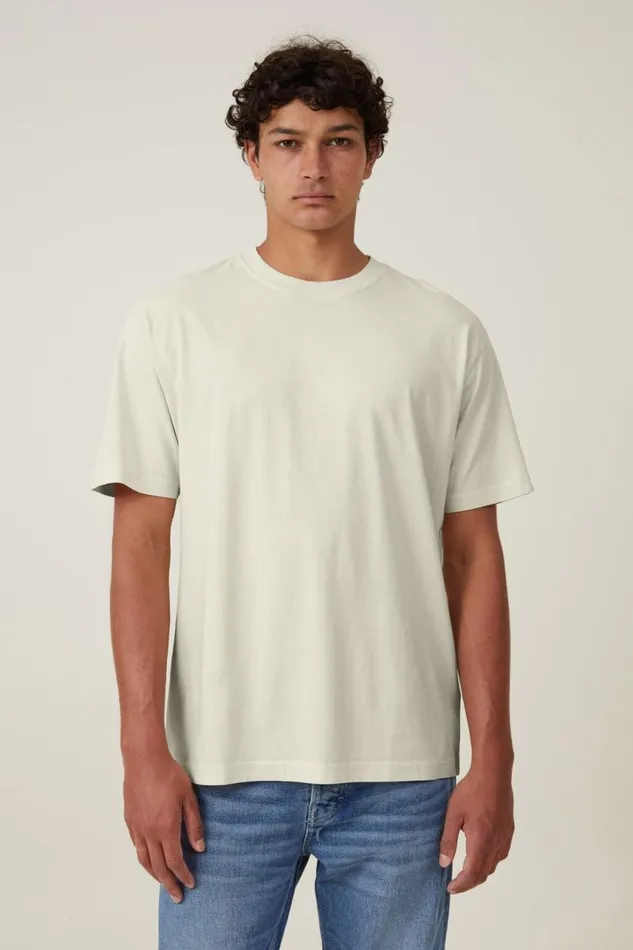 Cotton On Tees and Tanks Organic Loose Fit TShirt Ecru 8211 Men