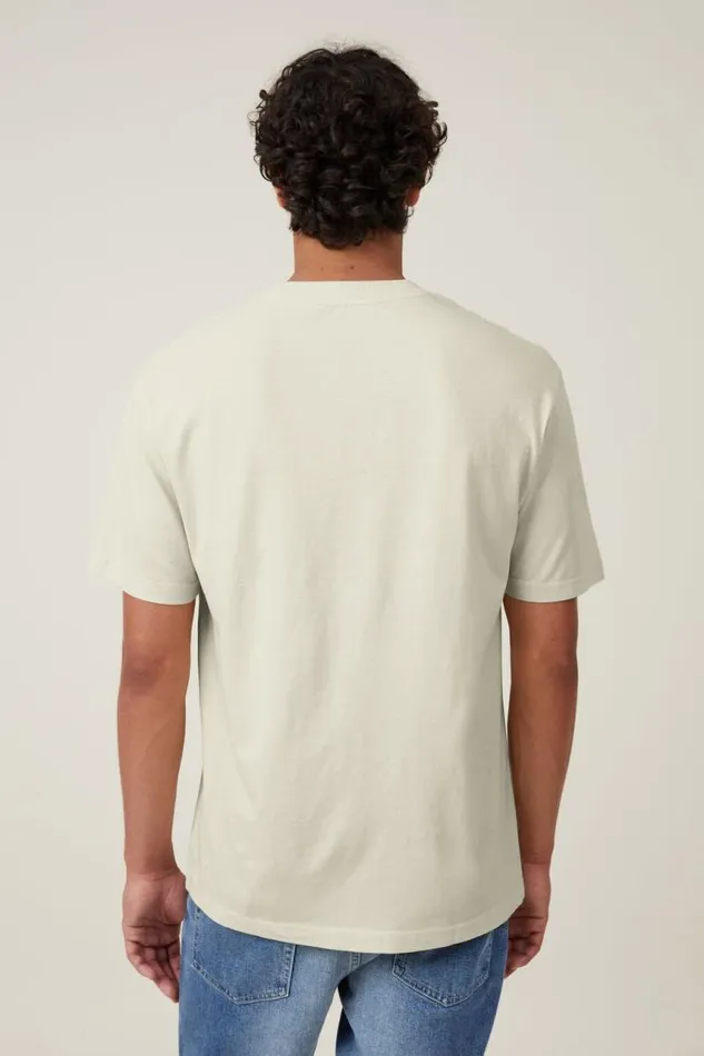 Cotton On Tees and Tanks Organic Loose Fit TShirt Ecru 8211 Men Cotton On Tees and Tanks Organic Loose Fit TShirt Ecru 8211 Men