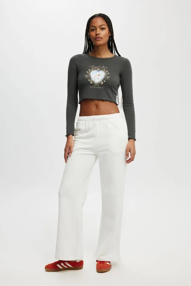 Cotton On Tops Longlseeve Lettuce Graphic Tee Angel Face Graphite 8211 Women Cotton On Tops Longlseeve Lettuce Graphic Tee Angel Face Graphite 8211 Women
