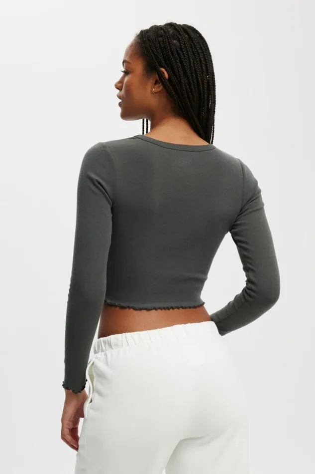 Cotton On Tops Longlseeve Lettuce Graphic Tee Angel Face Graphite 8211 Women Cotton On Tops Longlseeve Lettuce Graphic Tee Angel Face Graphite 8211 Women