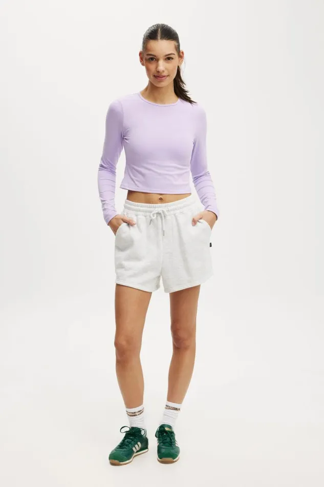 Cotton On Tops Ultra Soft Fitted Long Sleeve Top Purple Rose 8211 Women Cotton On Tops Ultra Soft Fitted Long Sleeve Top Purple Rose 8211 Women