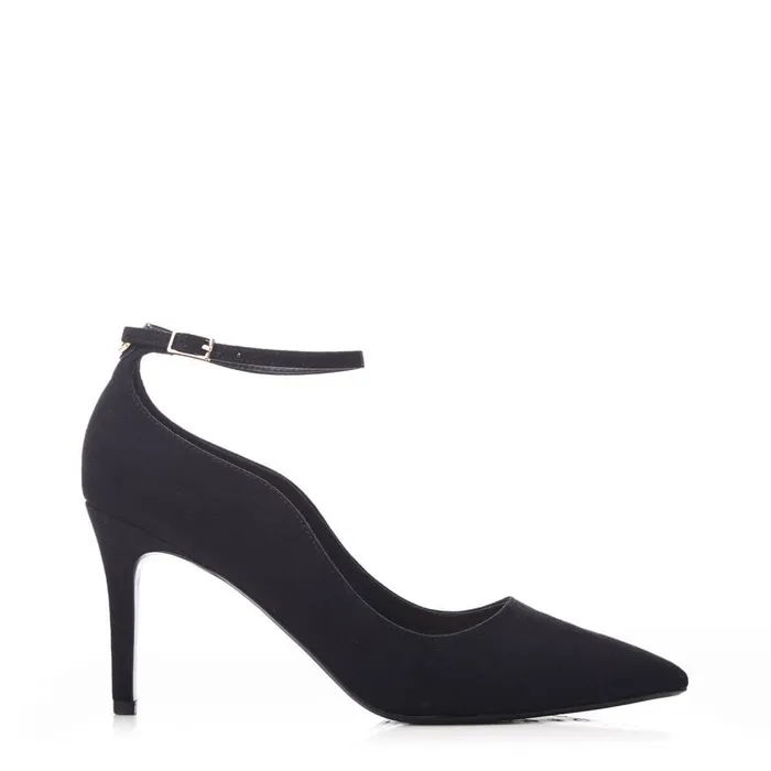 Court Shoes Women Moda In Pelle Cristel Black Alcantara