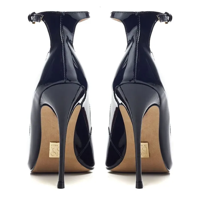 Court Shoes Women Moda In Pelle Jeylani Black Patent Leather