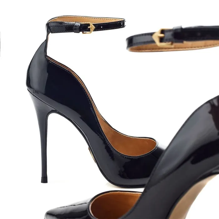Court Shoes Women Moda In Pelle Jeylani Black Patent Leather