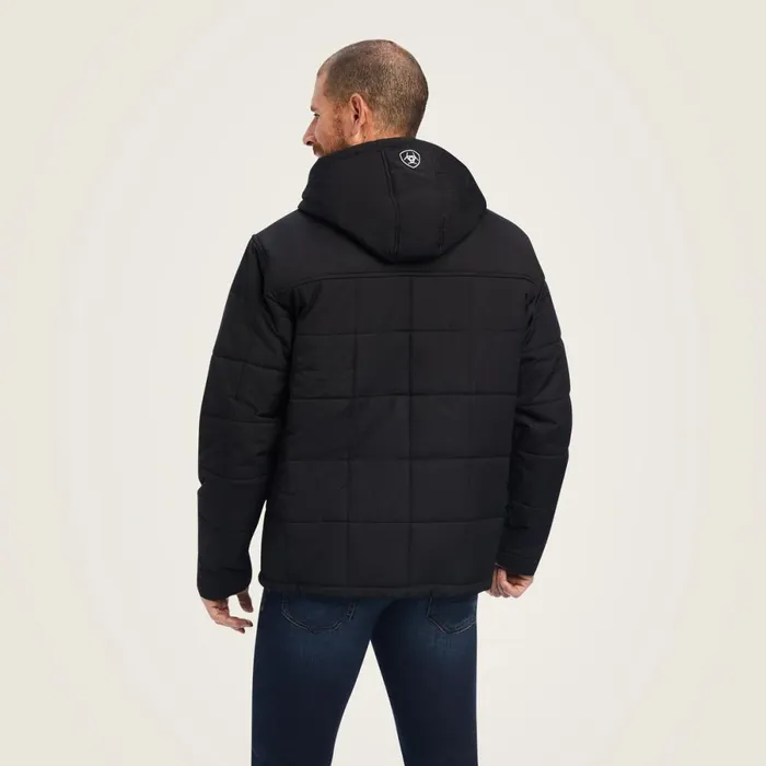 Crius Hooded Insulated Jacket Black Men Ariat Jackets and Vests Crius Hooded Insulated Jacket Black Men Ariat Jackets and Vests