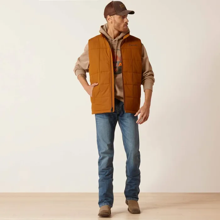 Crius Insulated Vest Chestnut Men Ariat Jackets and Vests Crius Insulated Vest Chestnut Men Ariat Jackets and Vests