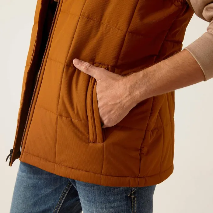 Crius Insulated Vest Chestnut Men Ariat Jackets and Vests Crius Insulated Vest Chestnut Men Ariat Jackets and Vests