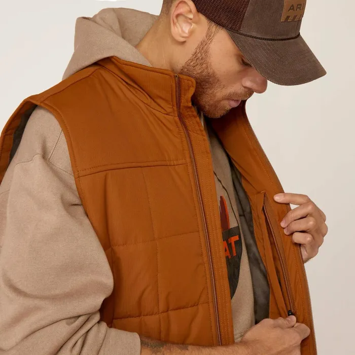 Crius Insulated Vest Chestnut Men Ariat Jackets and Vests Crius Insulated Vest Chestnut Men Ariat Jackets and Vests