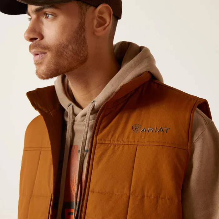Crius Insulated Vest Chestnut Men Ariat Jackets and Vests Crius Insulated Vest Chestnut Men Ariat Jackets and Vests