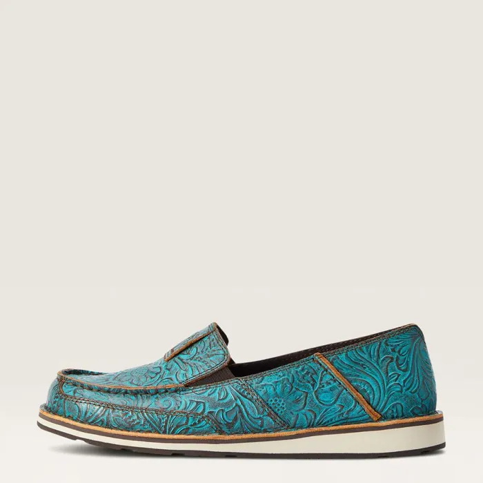 Cruiser Brushed Turq Floral Emboss Women Ariat Shoes and Sneakers Cruiser Brushed Turq Floral Emboss Women Ariat Shoes and Sneakers