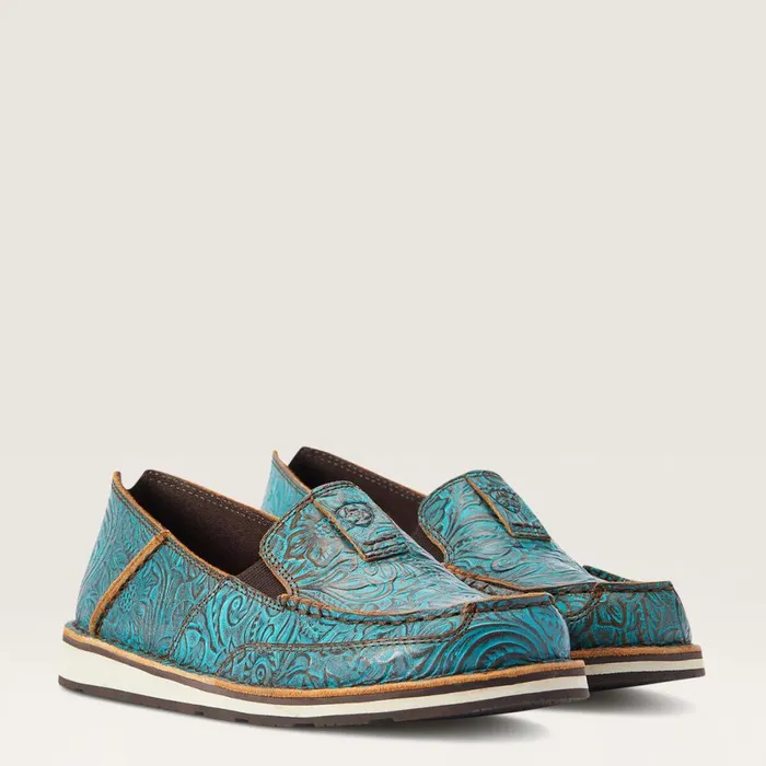 Cruiser Brushed Turq Floral Emboss Women Ariat Shoes and Sneakers Cruiser Brushed Turq Floral Emboss Women Ariat Shoes and Sneakers