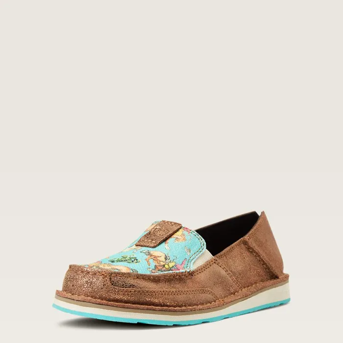 Cruiser Copper Metallic Bucking Turquoise Women Ariat Shoes and Sneakers
