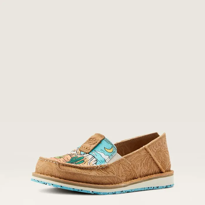 Cruiser Tan Suede Emboss Arizona Skies Women Ariat Shoes and Sneakers
