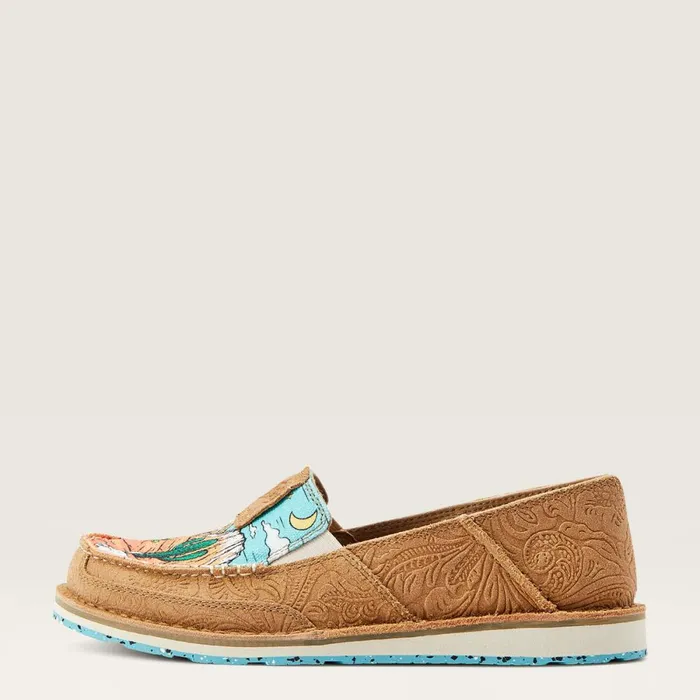 Cruiser Tan Suede Emboss Arizona Skies Women Ariat Shoes and Sneakers Cruiser Tan Suede Emboss Arizona Skies Women Ariat Shoes and Sneakers
